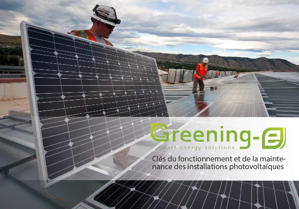 maintenance des installations photovoltaïques