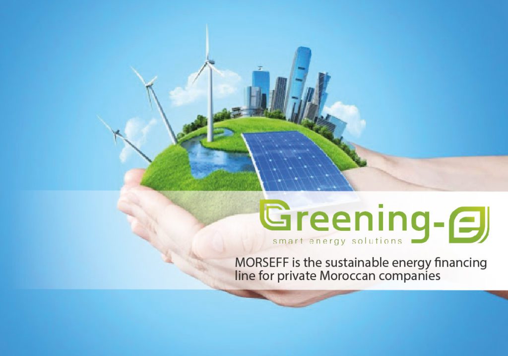 MORSEFF is the sustainable energy financing line for private Moroccan companies